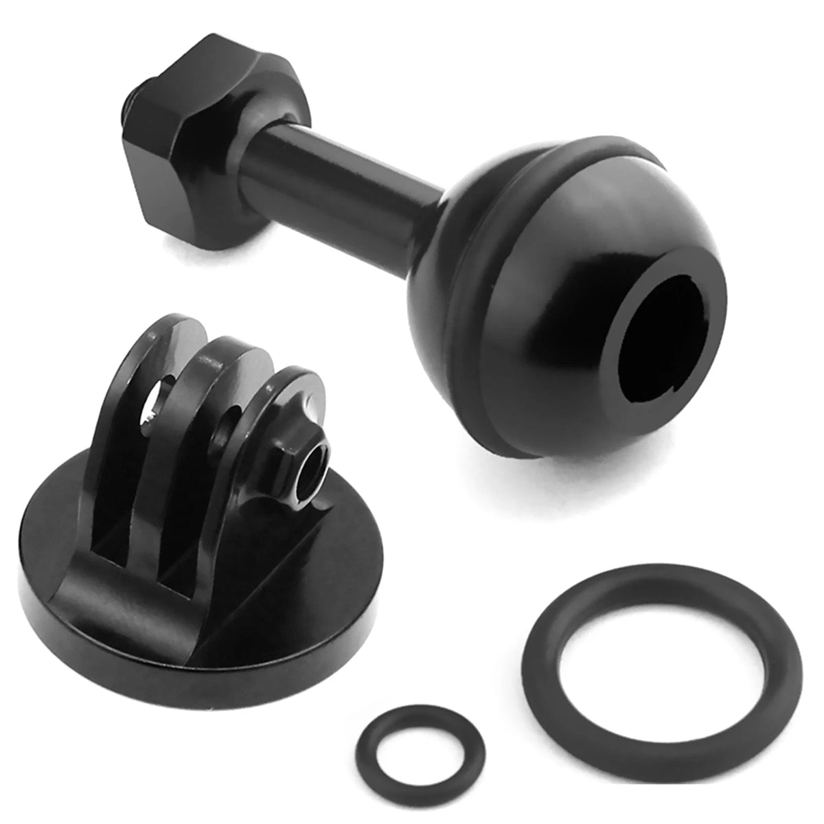 Mini Ball Head Base Adapter for GoPro Tripod Mount (1 Inch)