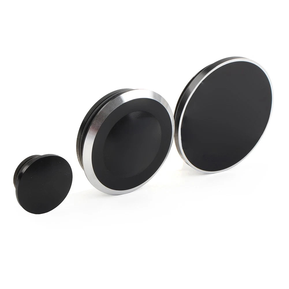 Frame Hole Caps Cover Plug Kit for BMW R Nine T (2014–2023) Black