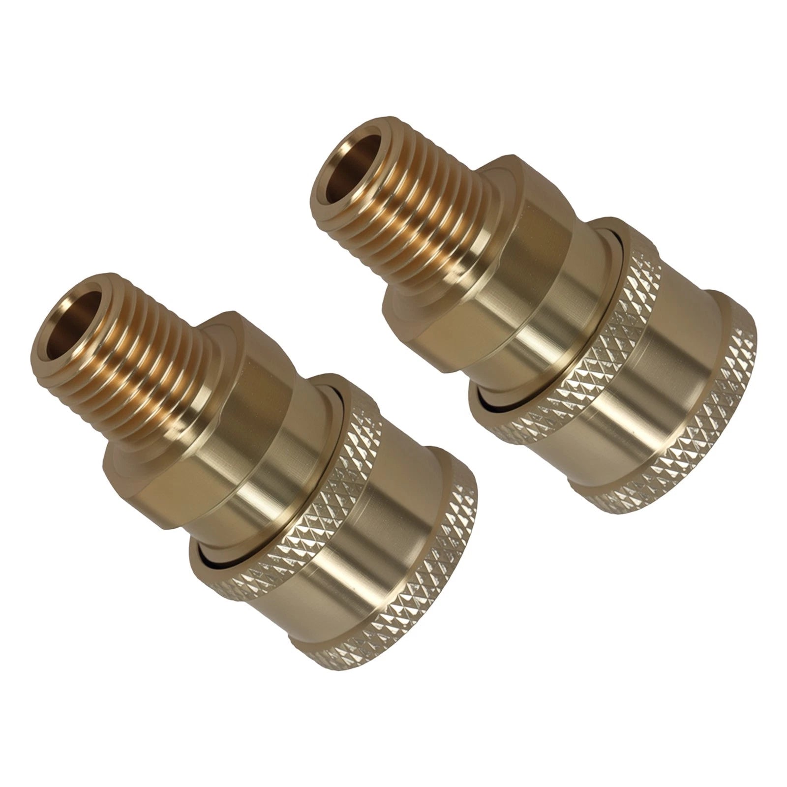 2Pcs Quick Connect Male NPT Thread Pressure Washer Fitting Coupler Adapter