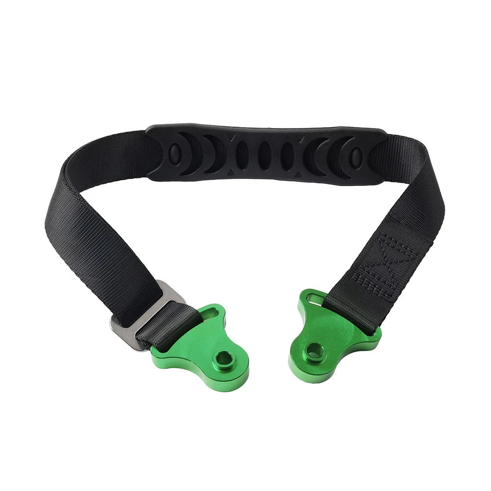 Universal Adjustable Fork Rear Seat Rescue Strap Pull Sling Belt
