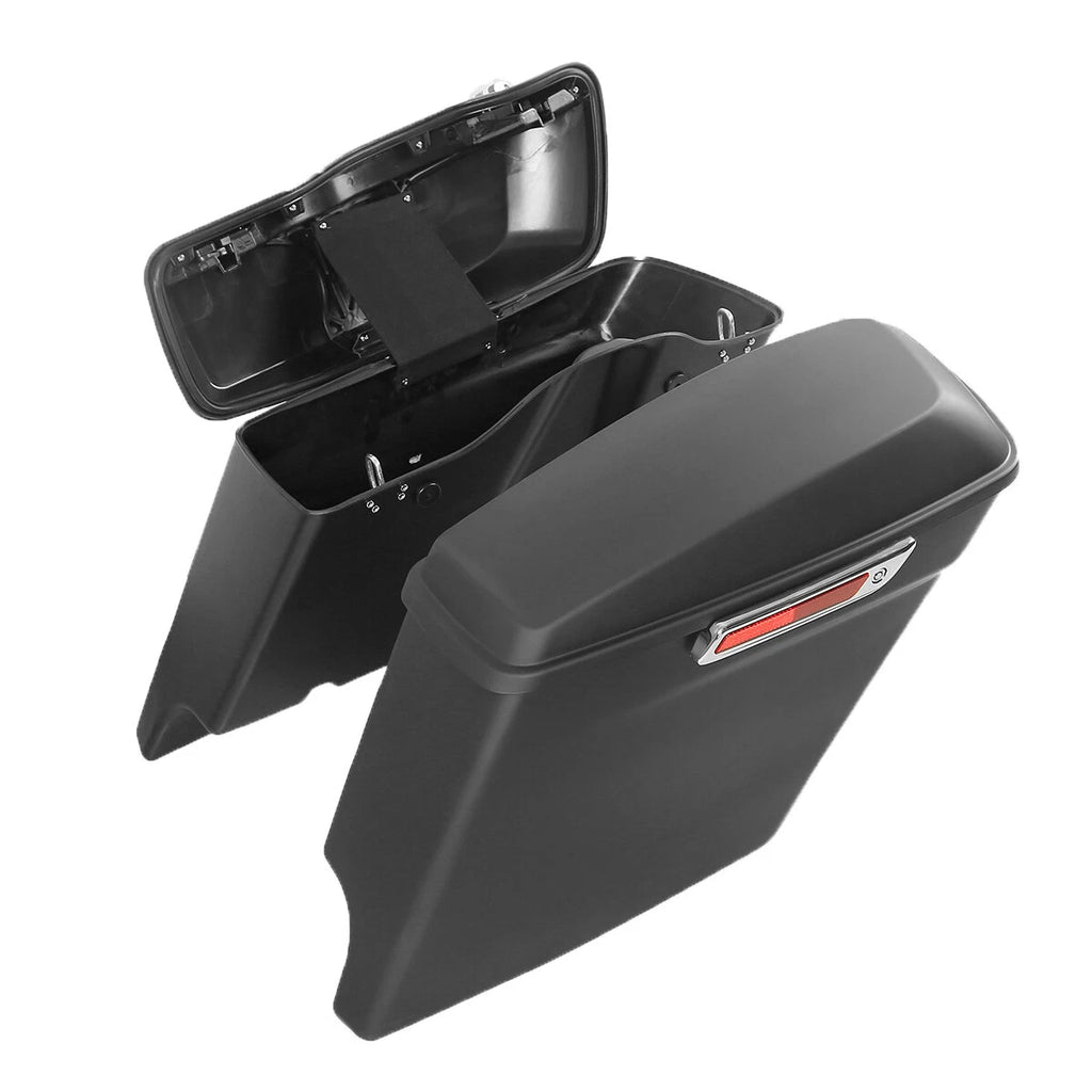 5" Stretched Extended Saddlebags for Harley Touring Road Glide (2014–2024)