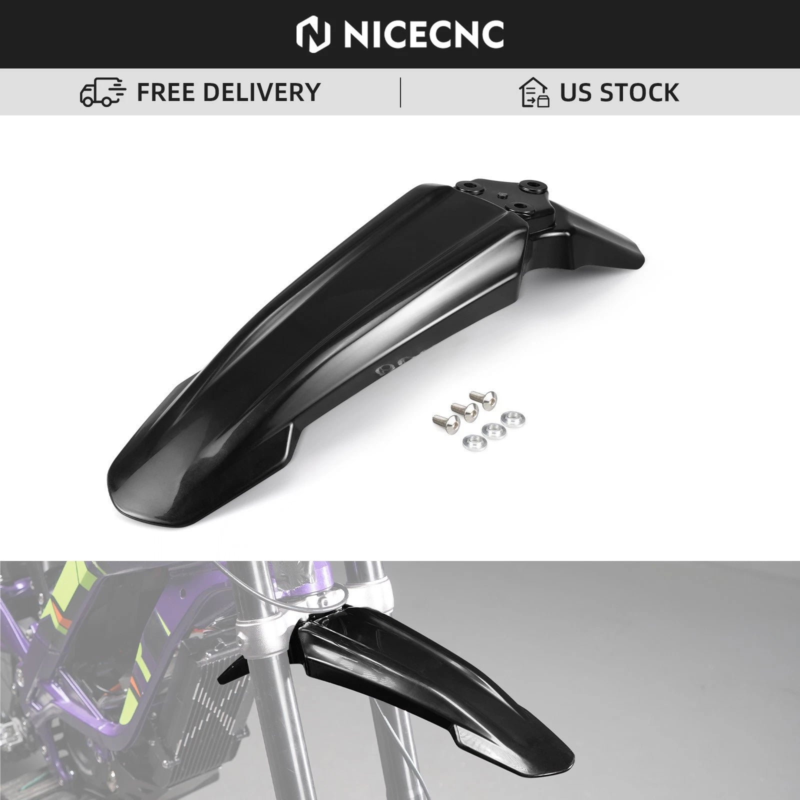 Front Fender Mudguard for Surron Light Bee X (2020–2023)