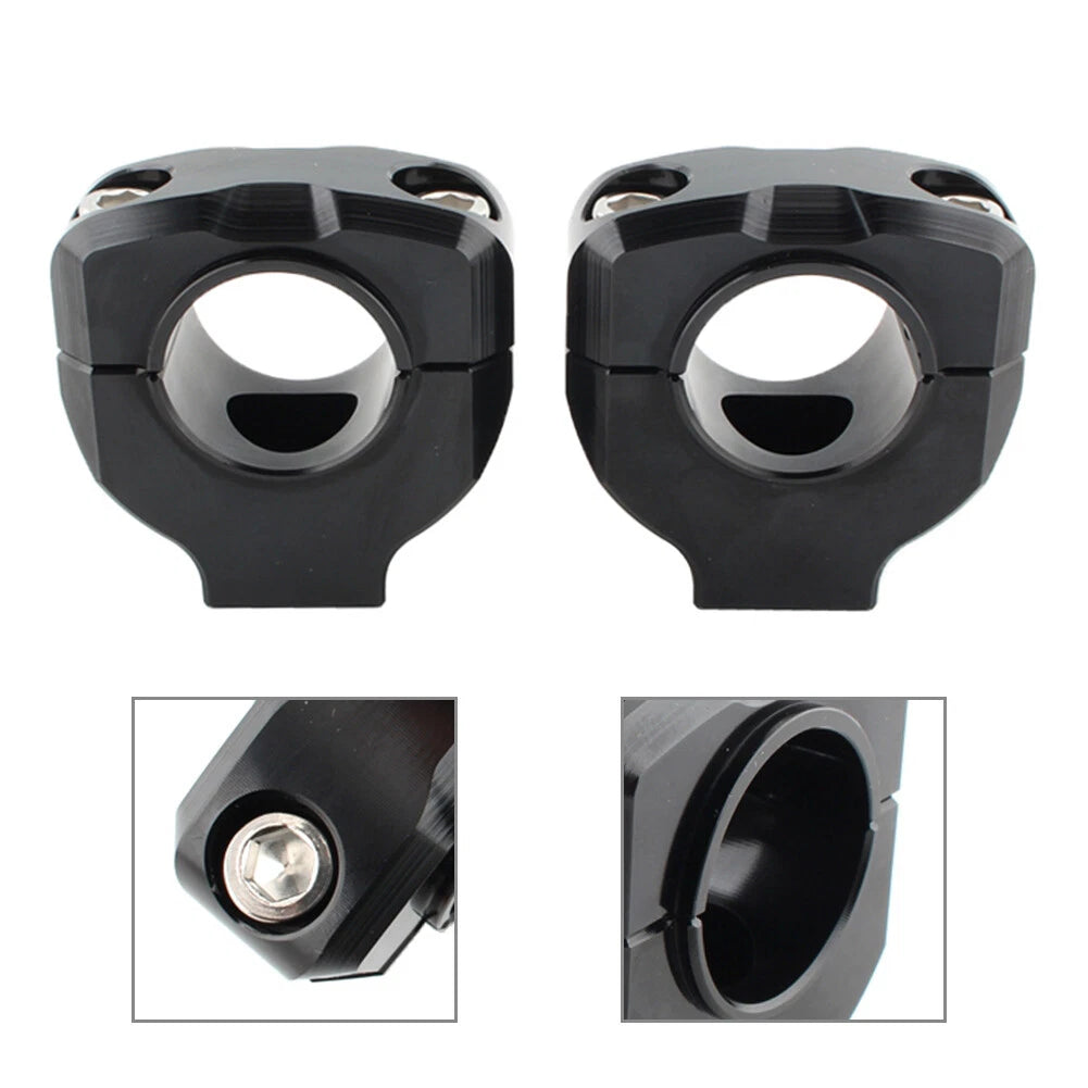 28mm CNC Handlebar Riser Mount Clamp for Universal Motorcycle