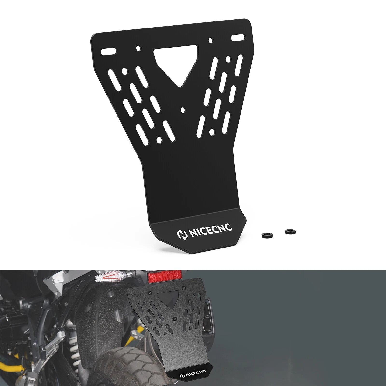 License Plate Holder Splash Bracket for BMW 1200GS (2013–2018)