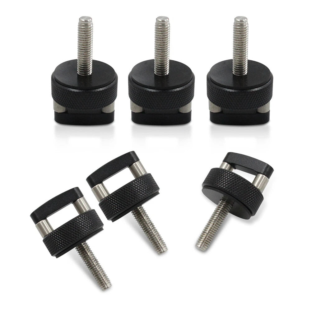 Black Hard Top Quick Release Bolts for Jeep Wrangler JK & Gladiator JT (2007–2018)