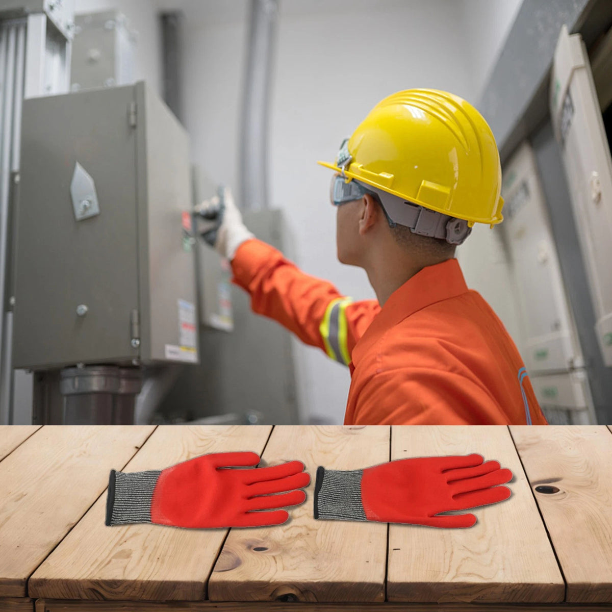 Robust 400V Insulation Gloves for Electrical Work