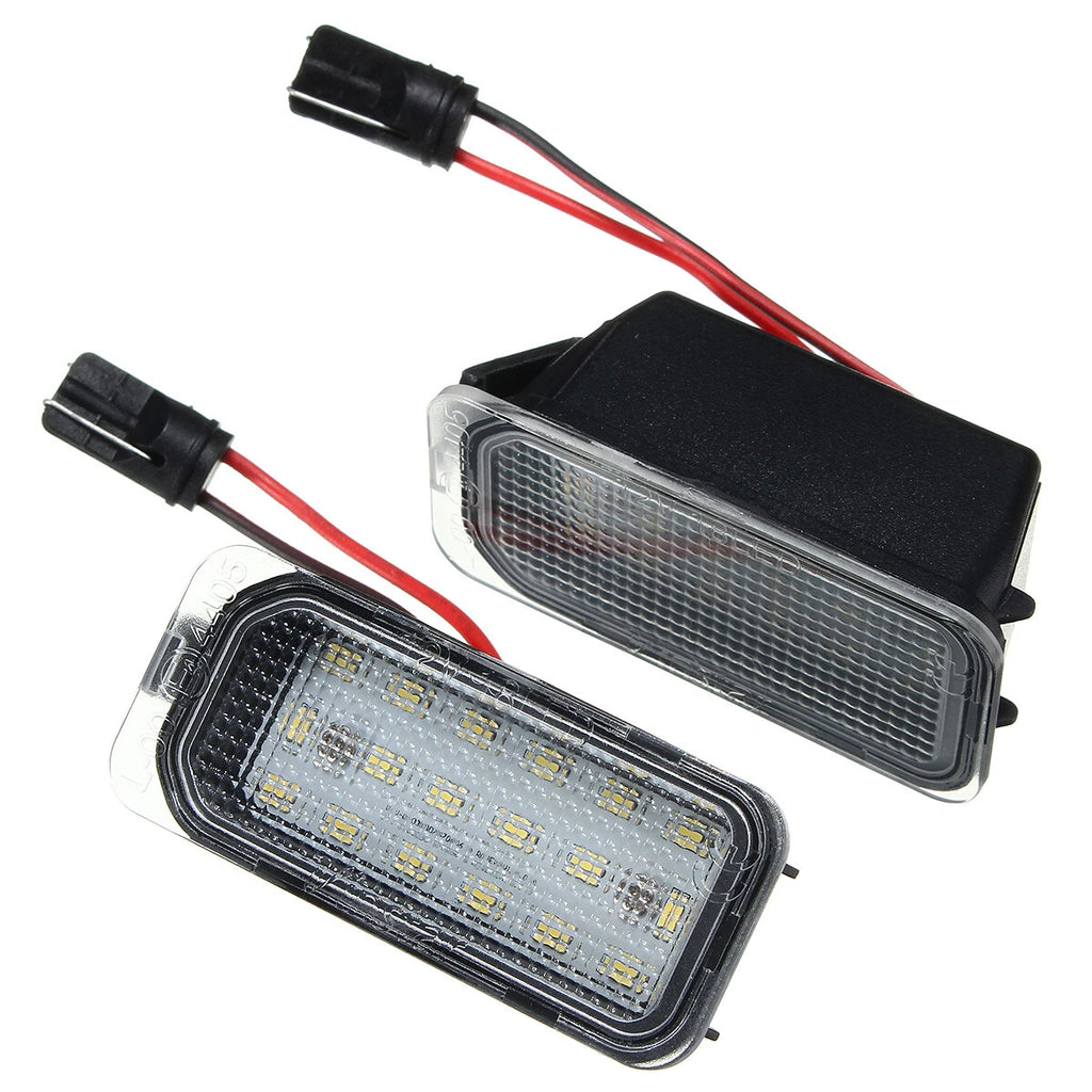 2X Full LED License Plate Light Lamp for Ford Fiesta JA8 (2008–2019) Edge (2015–2018)