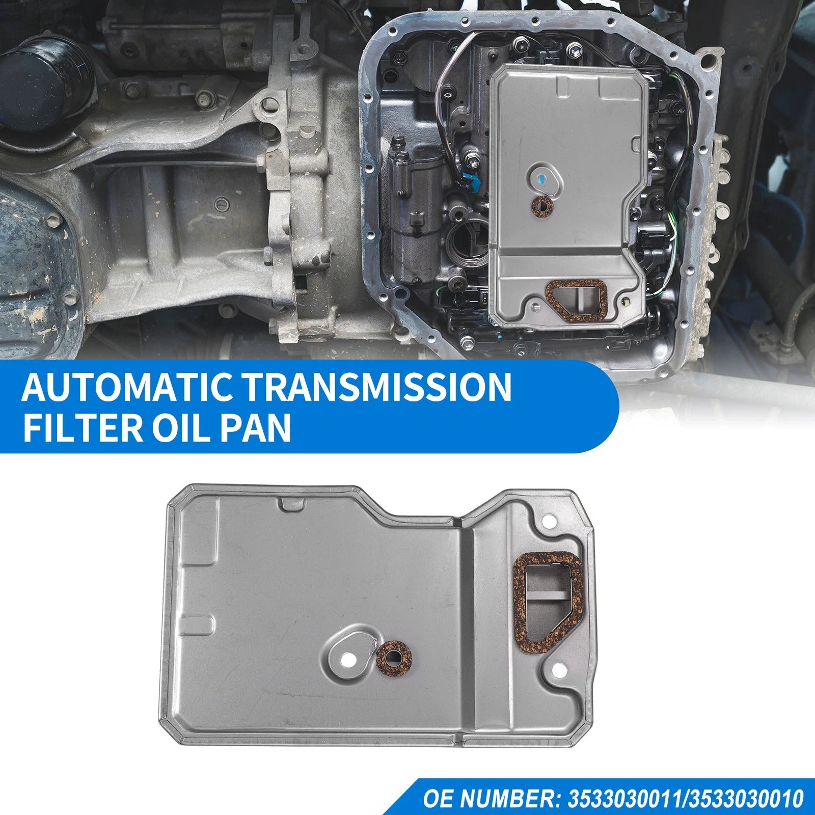 Transmission Fluid Filter Oil Pan for Toyota 4Runner (2010–2024)