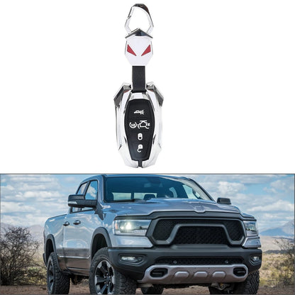 Radio Key Shell Case for Dodge Ram 1500 (2019–2023) Silver