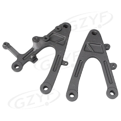 Front Footrests for Yamaha YZF-R1 (2004–2006) Black Alloy Pegs