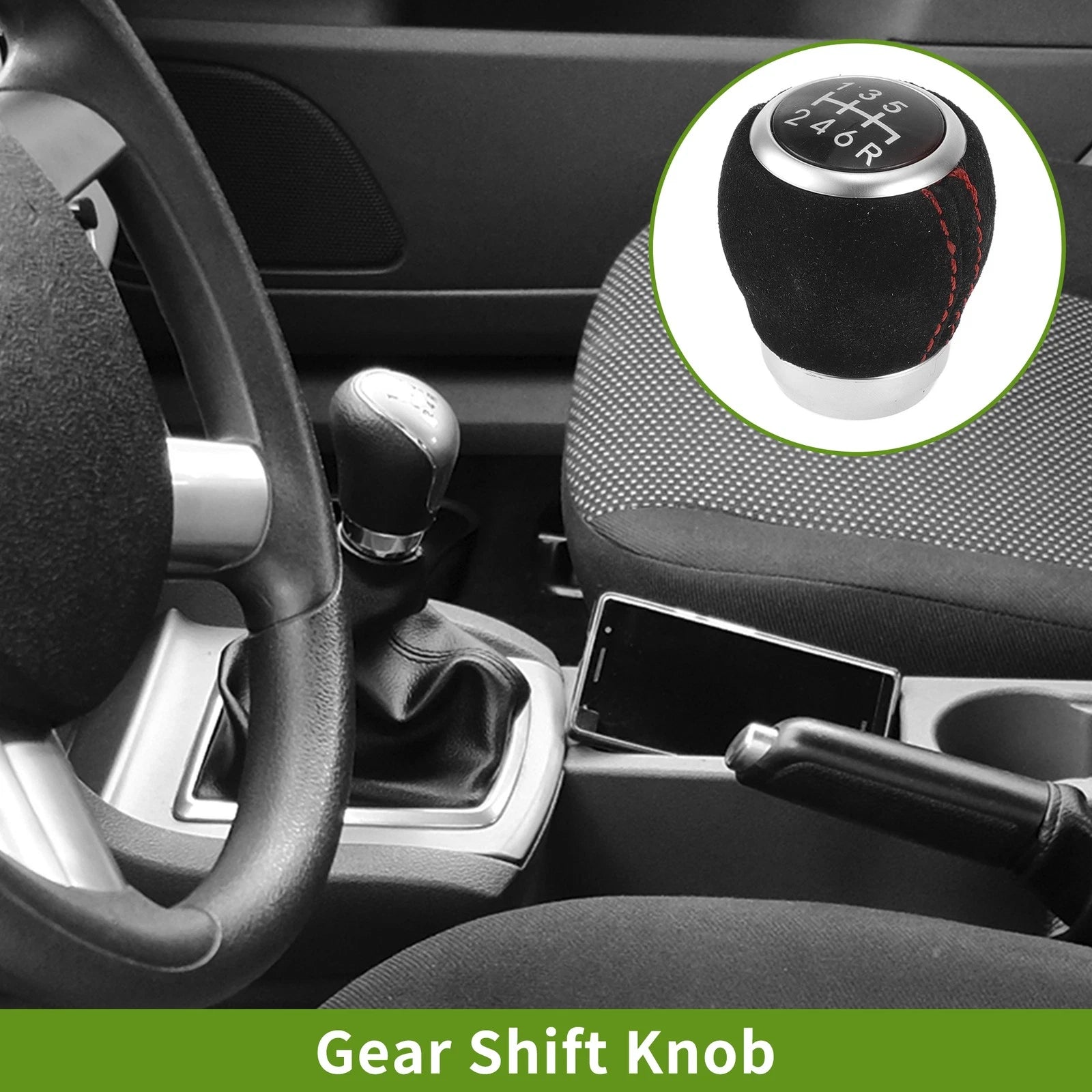 6 Speed Manual Gear Shift Knob Replacement for Subaru Impreza STI (2009–2018)
