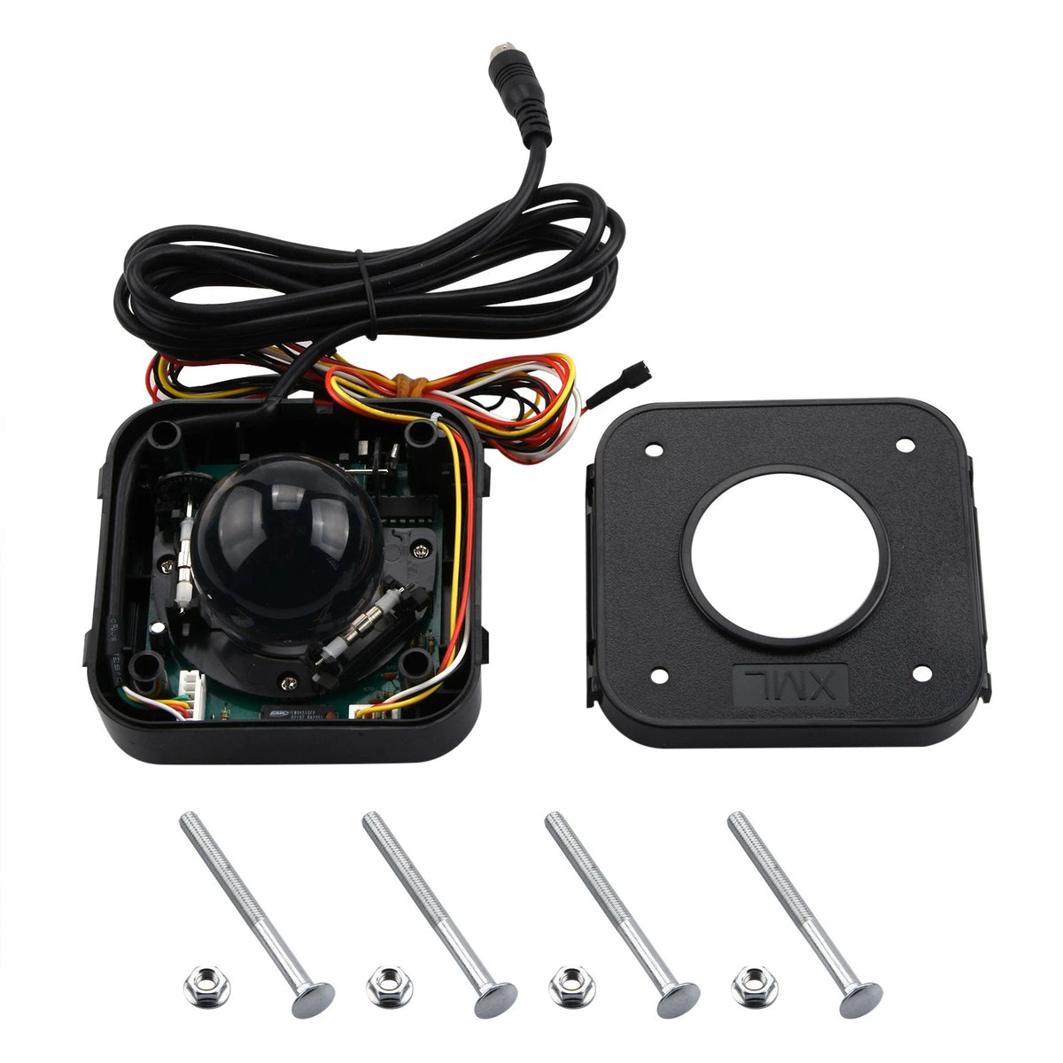 43mm Round Green PS/2 PCB Connector Trackball Mouse for Arcade Game