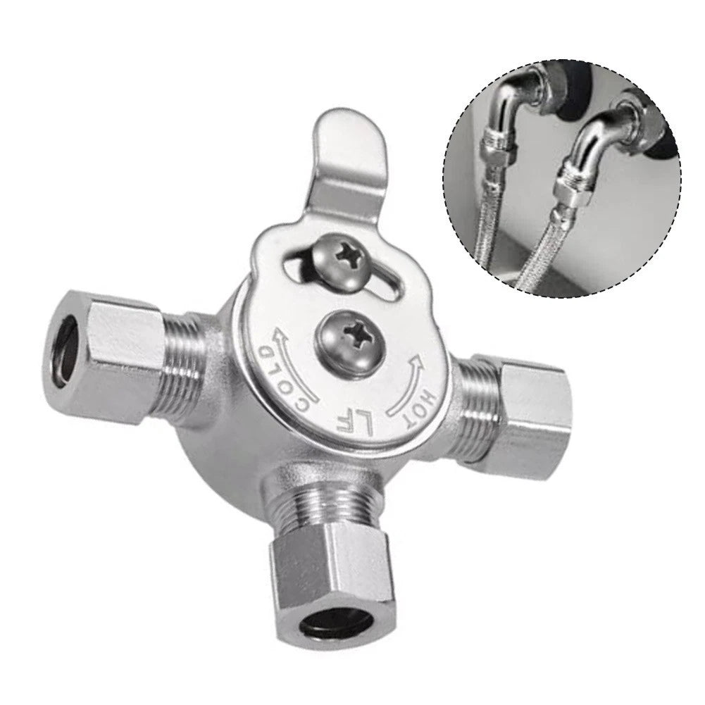 Manual Control Mixing Valve 38 Brass for Hot and Cold Water Systems