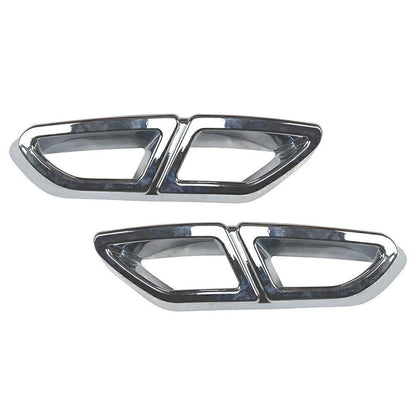 ABS Rear Exhaust Muffler Tail Pipe Cover Trim for VW Passat B8 (2016–2019)