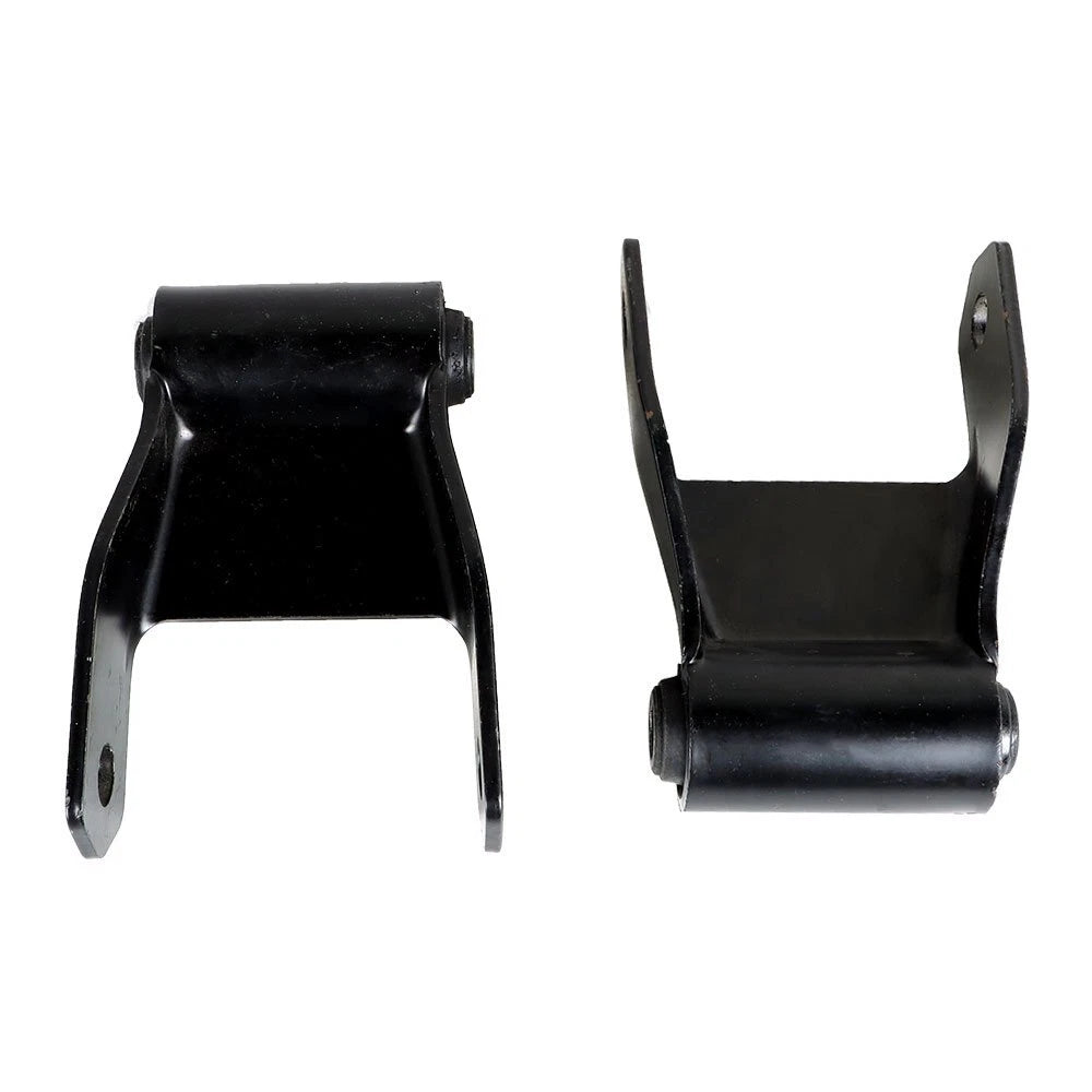 2Pcs Rear Leaf Spring Hanger Bracket & Shackle Kit for Ford F-150