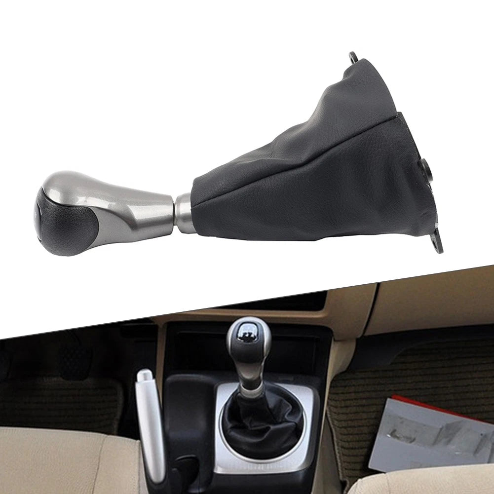 Manual Gear Shift Knob with Boot Cover for Honda Civic (2006–2011)