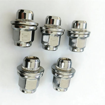5pcs Wheel Lug Nut Kit 40224-JK00A for Nissan Infiniti (2007–2018)