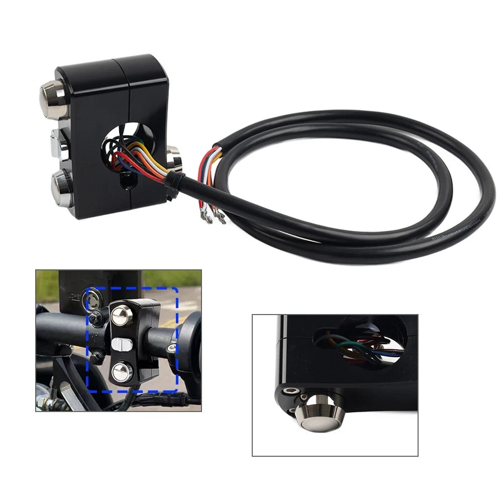 1" Handlebar Control Switch for Harley Bobber Motorcycle