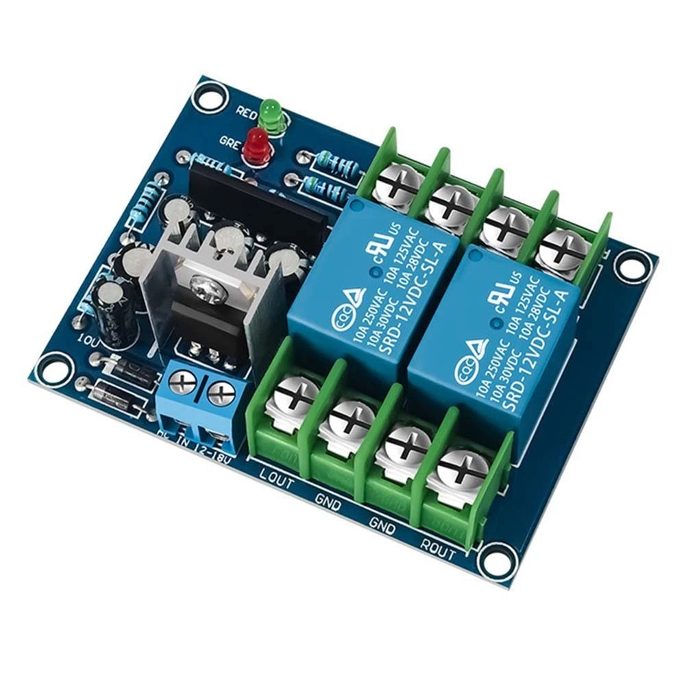 Dual Channel Audio Relay Protector Board 10A 12V 18V