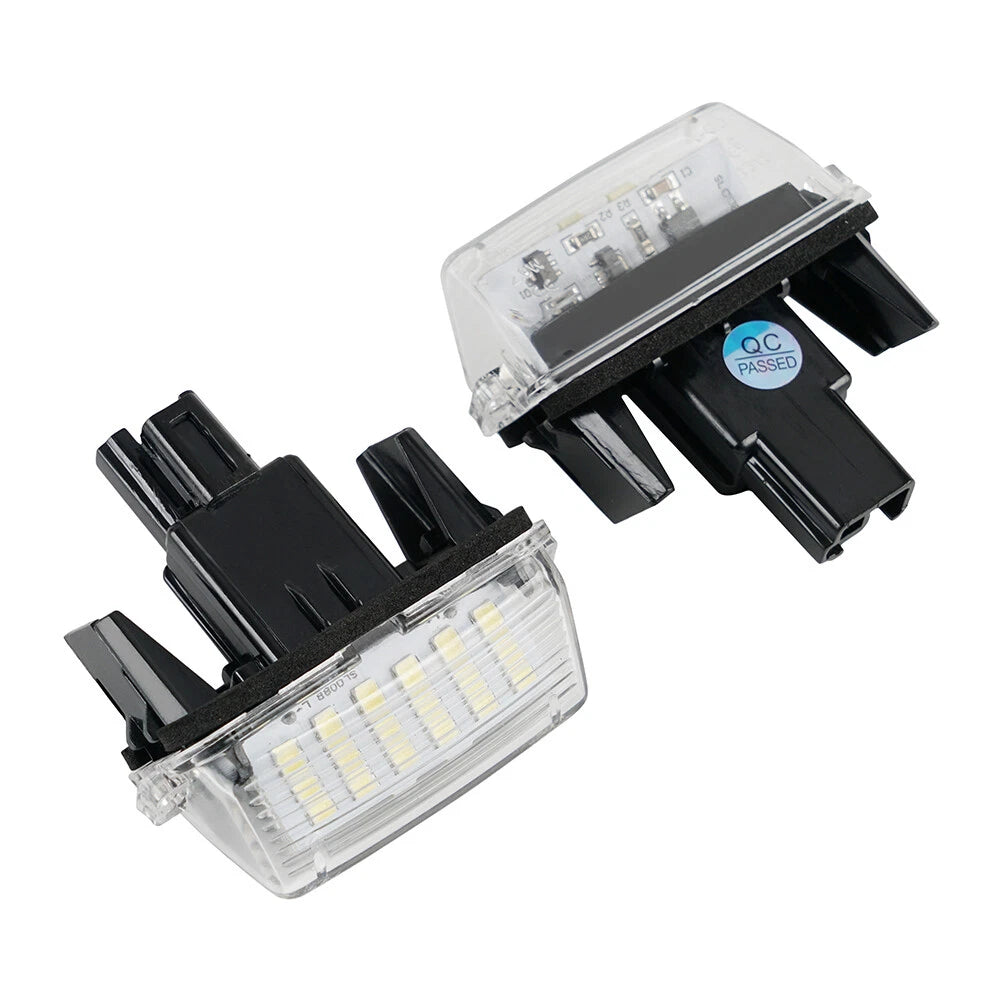 2X LED Rear License Plate Light Kit for Toyota Camry (2012–2016) 6000K