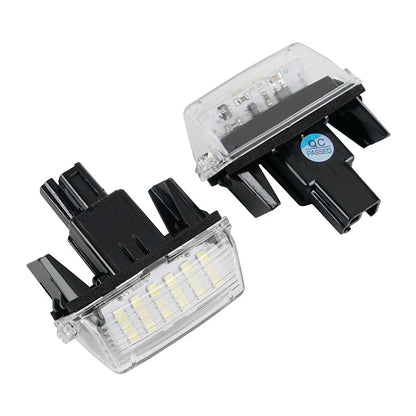 2X LED Rear License Plate Light Kit for Toyota Camry (2012–2016) 6000K