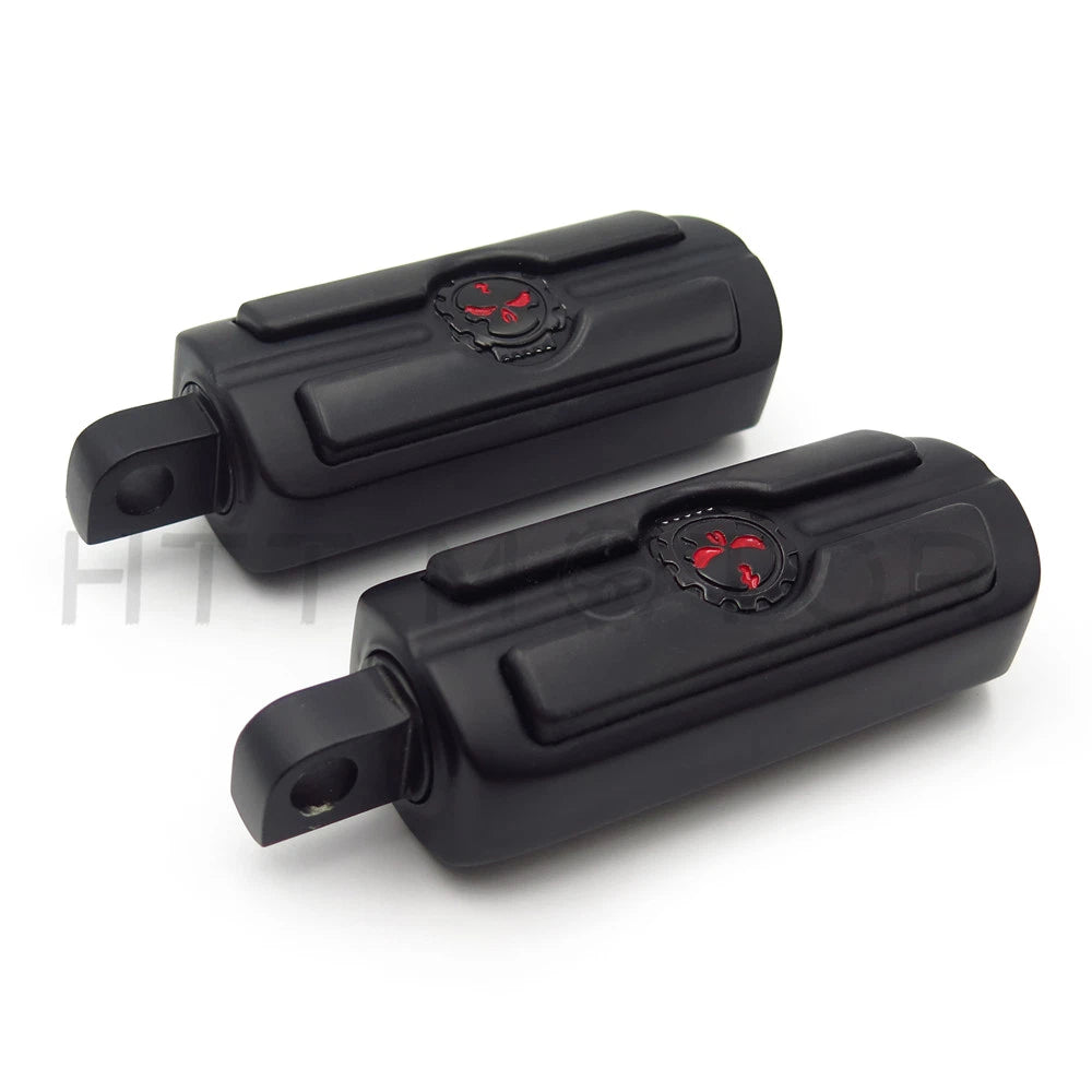 Footpeg Mounting Kit for Gear Skull (1.5", Chrome, Black)