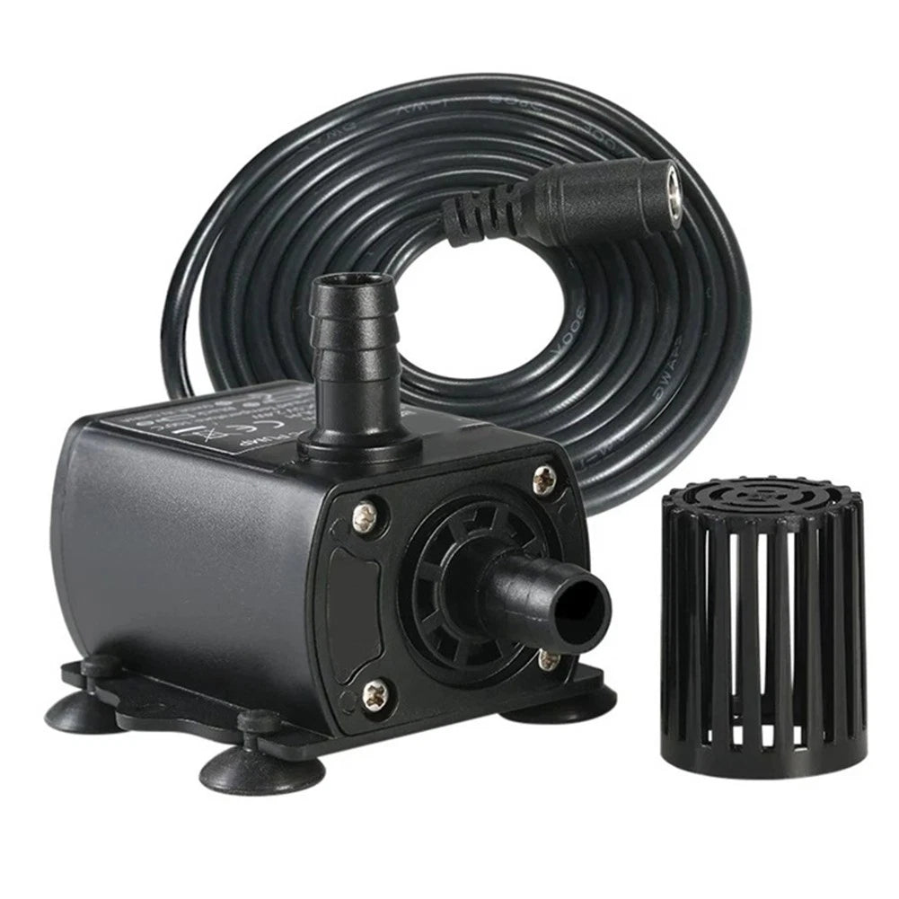 DC12V Brushless Submersible Pump 400LH with Flow Control and LED Indicator