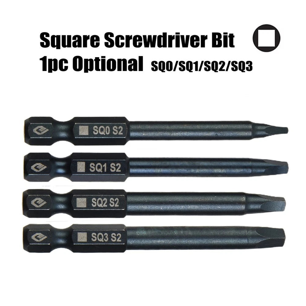 Magnetic Screwdriver Bit Handle Tool for (SQ0 SQ1 SQ2 SQ3)