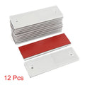 Reflective Warning Plate Adhesive Reflector Set for Universal Trailer (12PCS)