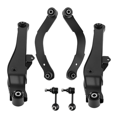 6pc Rear Upper Lower Control Arm for Dodge Caliber Jeep Compass Patriot (2007–2009)
