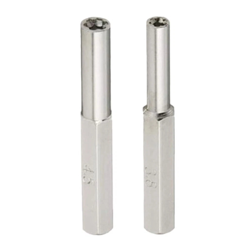 Set of 3 8mm & 4 5mm Screwdriver Security Tool Bits for NES N64
