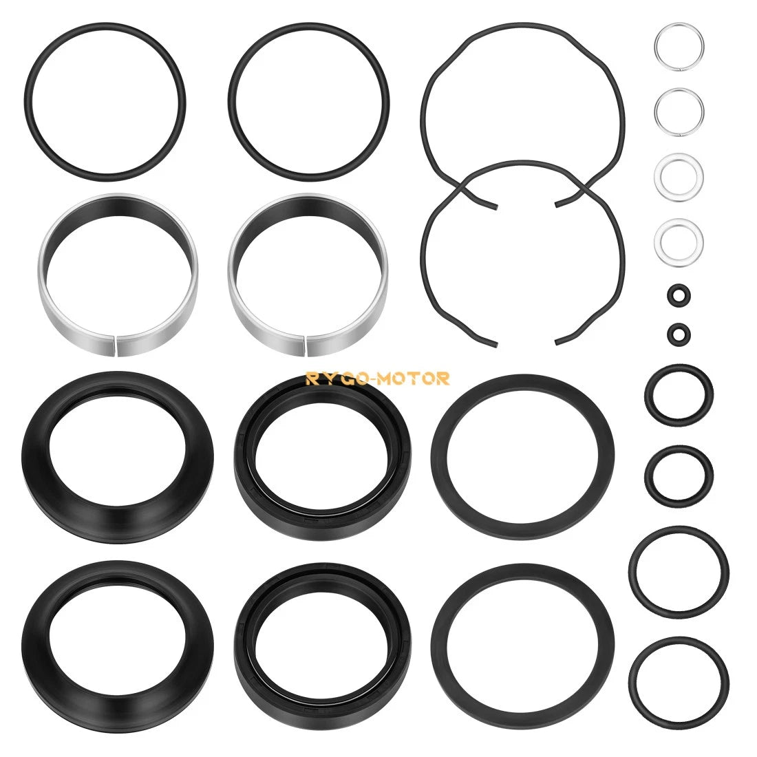 Front Fork Bushing Dust Oil Seals Kit for Suzuki GSXR600 GSXR750 (2004–2005)