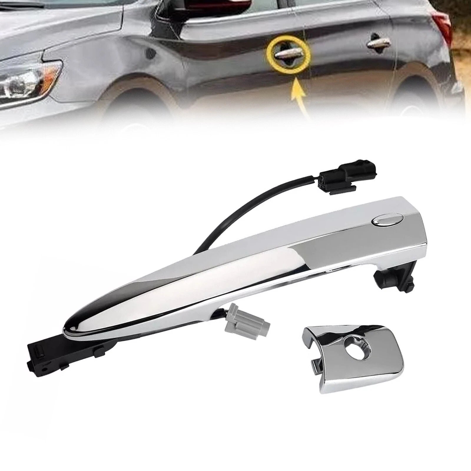 Front Left Door Handle for Nissan Sentra, Murano, Maxima (2000–2023)