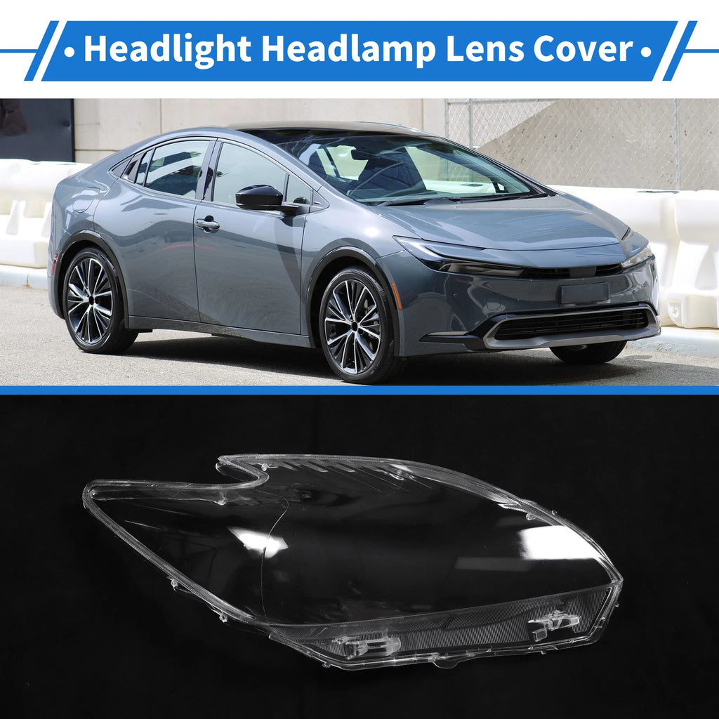 1 Pcs Front Right Headlight Lens Cover Replacement for Toyota Prius (2010–2012)