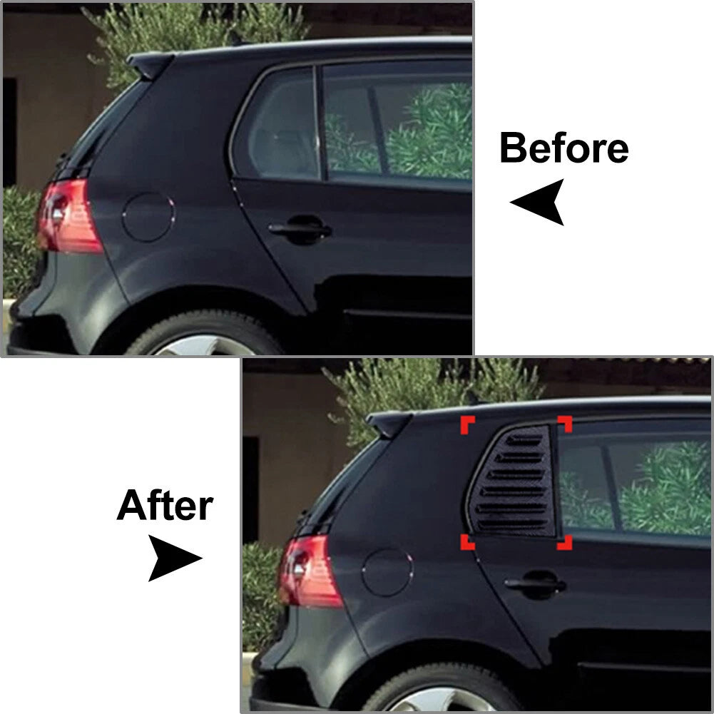 Rear Window Louver Shutter Cover Trim for VW Golf MK5 (2004–2008)