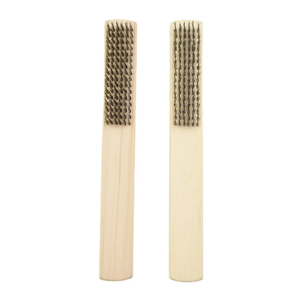 2X Stainless Steel Wire Brushes for Metal Rust Cleaning Tools