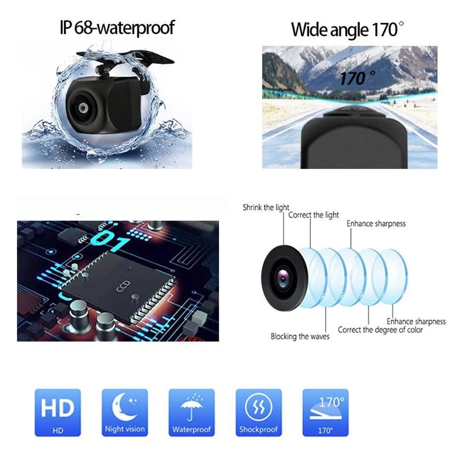 CCD Full HD Rear View Back up Camera For Mercedes Benz ML M Class W164 2005~2011