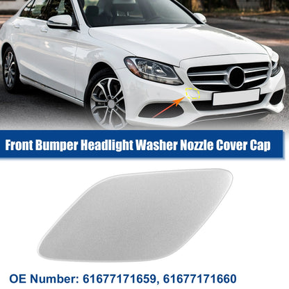 Front Left Bumper Headlight Washer Nozzle Cover for BMW 328i (2011–2019)