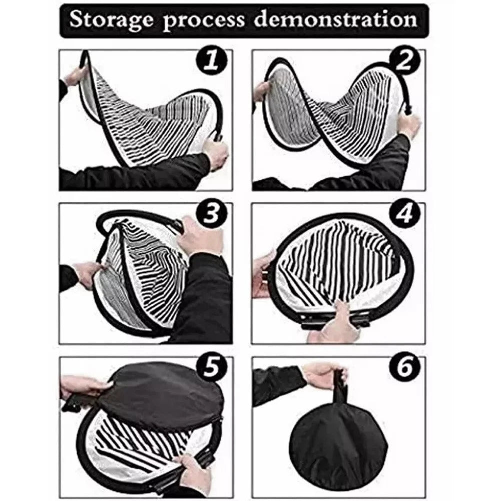 70cm Auto Dent Reflector with Striped Pattern for Enhanced Visibility