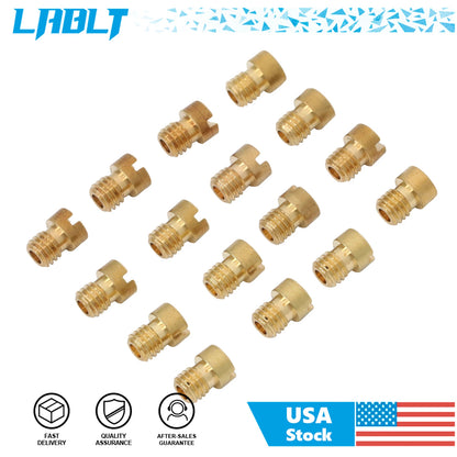 16pcs Carburetor Main Jet Kit for PWK OKO CVK (90–150)