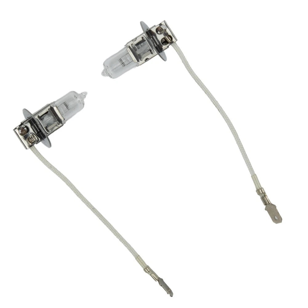 2pc 100W 12V Quartz Halogen Bulb Kit for H3