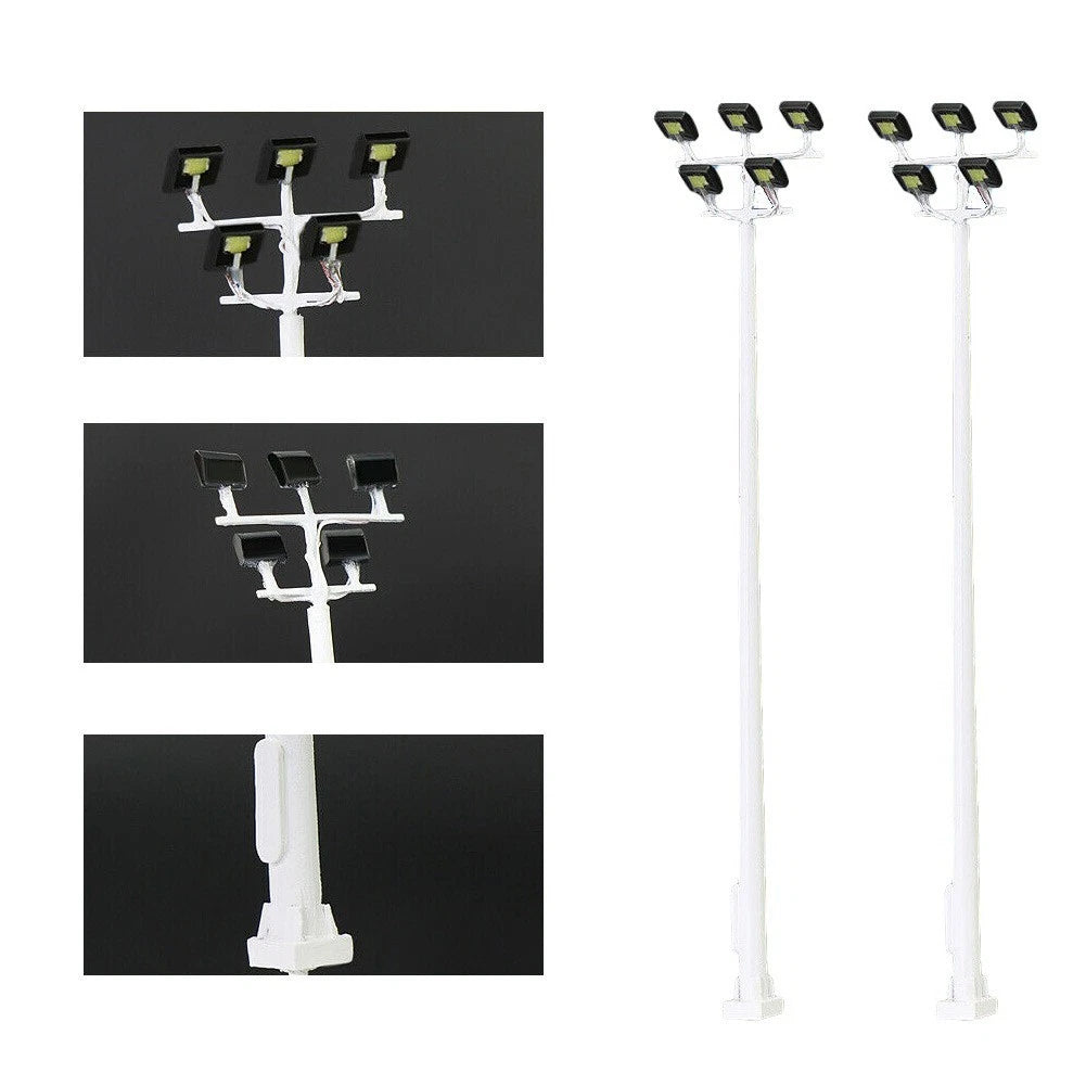 Street Light Set of 2 for N Scale Model Railway (10cm)
