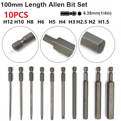 4 Inch Hex Screwdriver Bits for Wrench Drill (Practical Use)