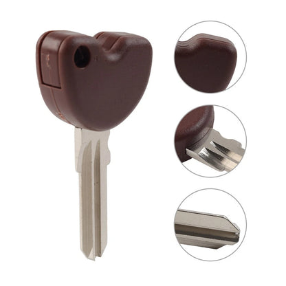 Uncut Blade Blank Key for Vespa Piaggio Fly 125 200 GTS250 300 (2006–2023)