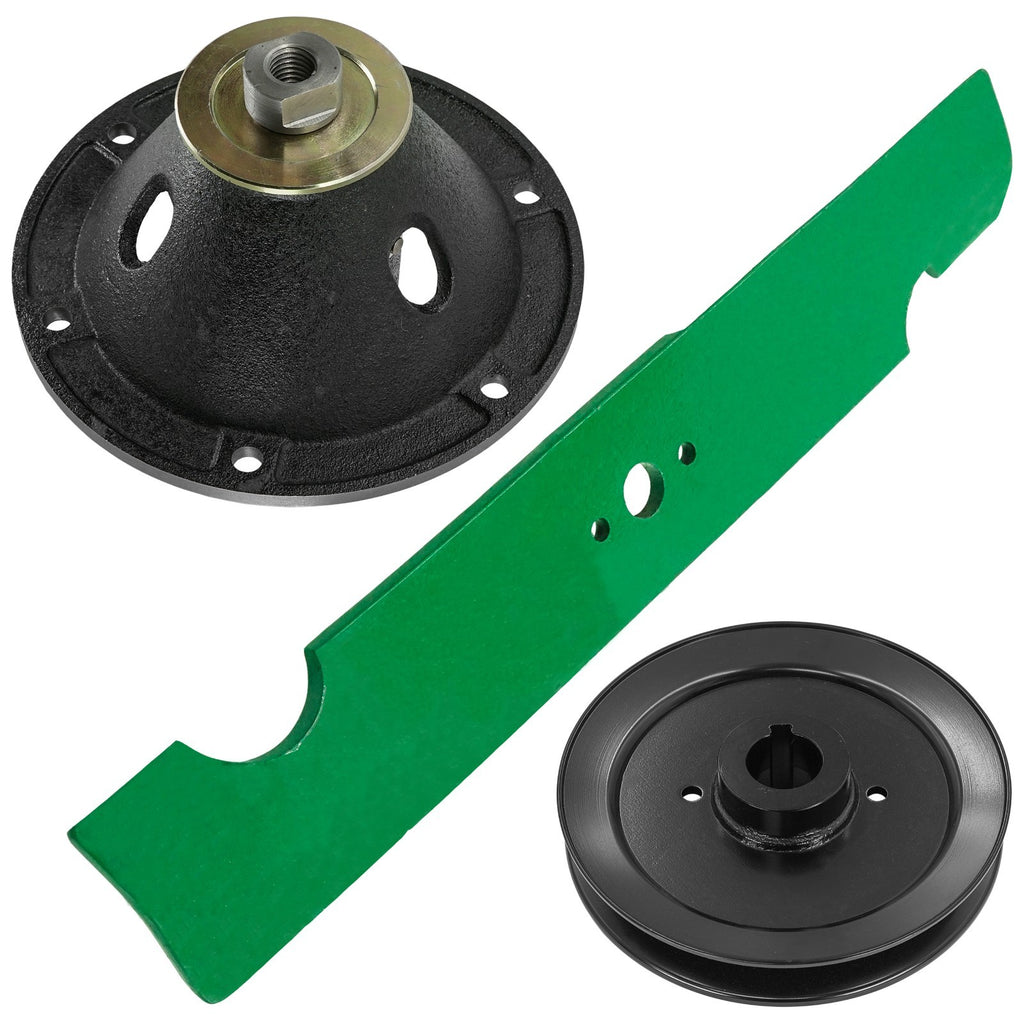 Deck Spindle Blade and Pulley Replacement for Ferris FW35 (2010–2010)