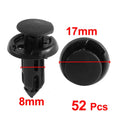52 Pcs Plastic Rivets Fastener Bumper Clips for Toyota (2007–2023)