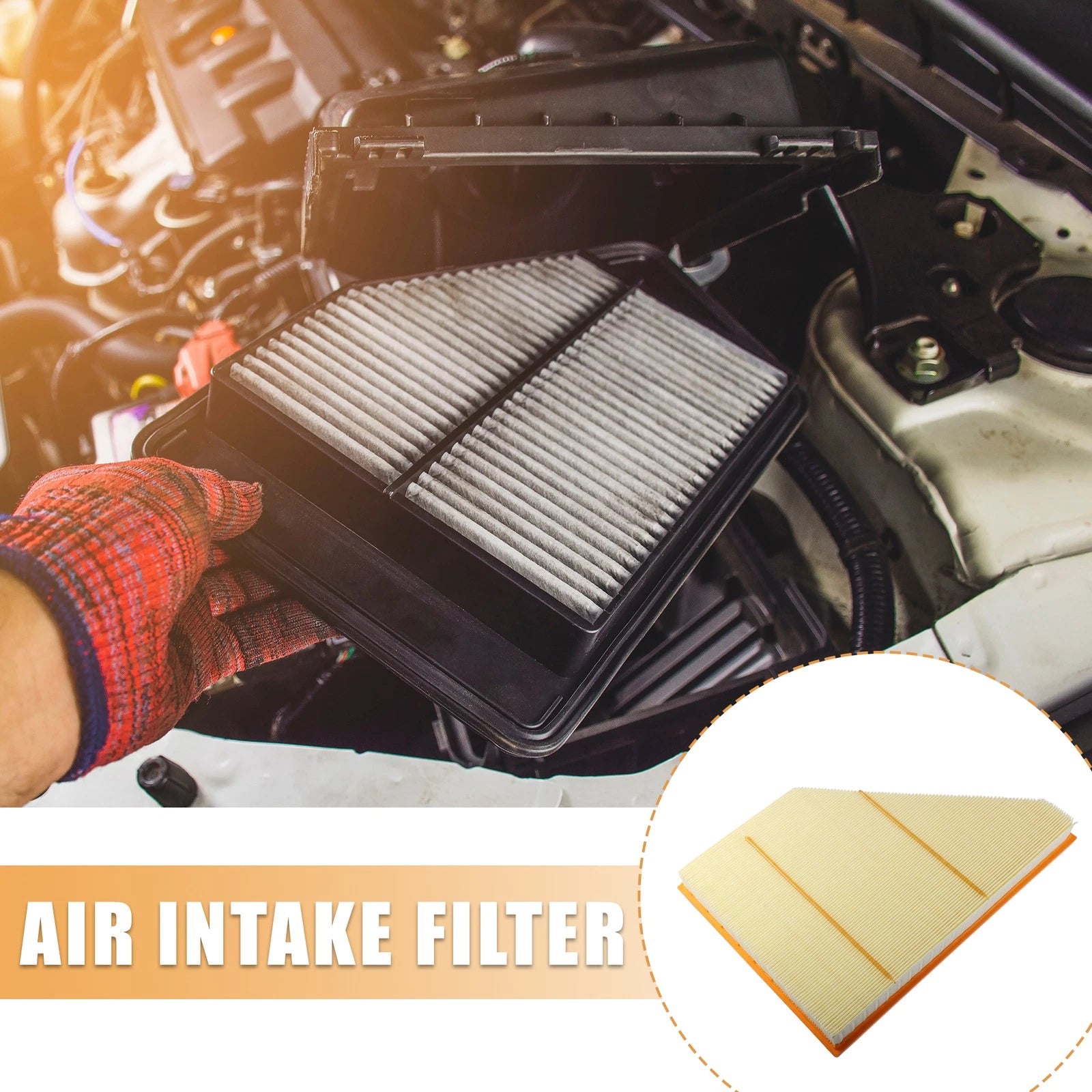 Engine Air Filter Replacement for Buick Enclave Chevy Blazer Traverse (2008–2024)
