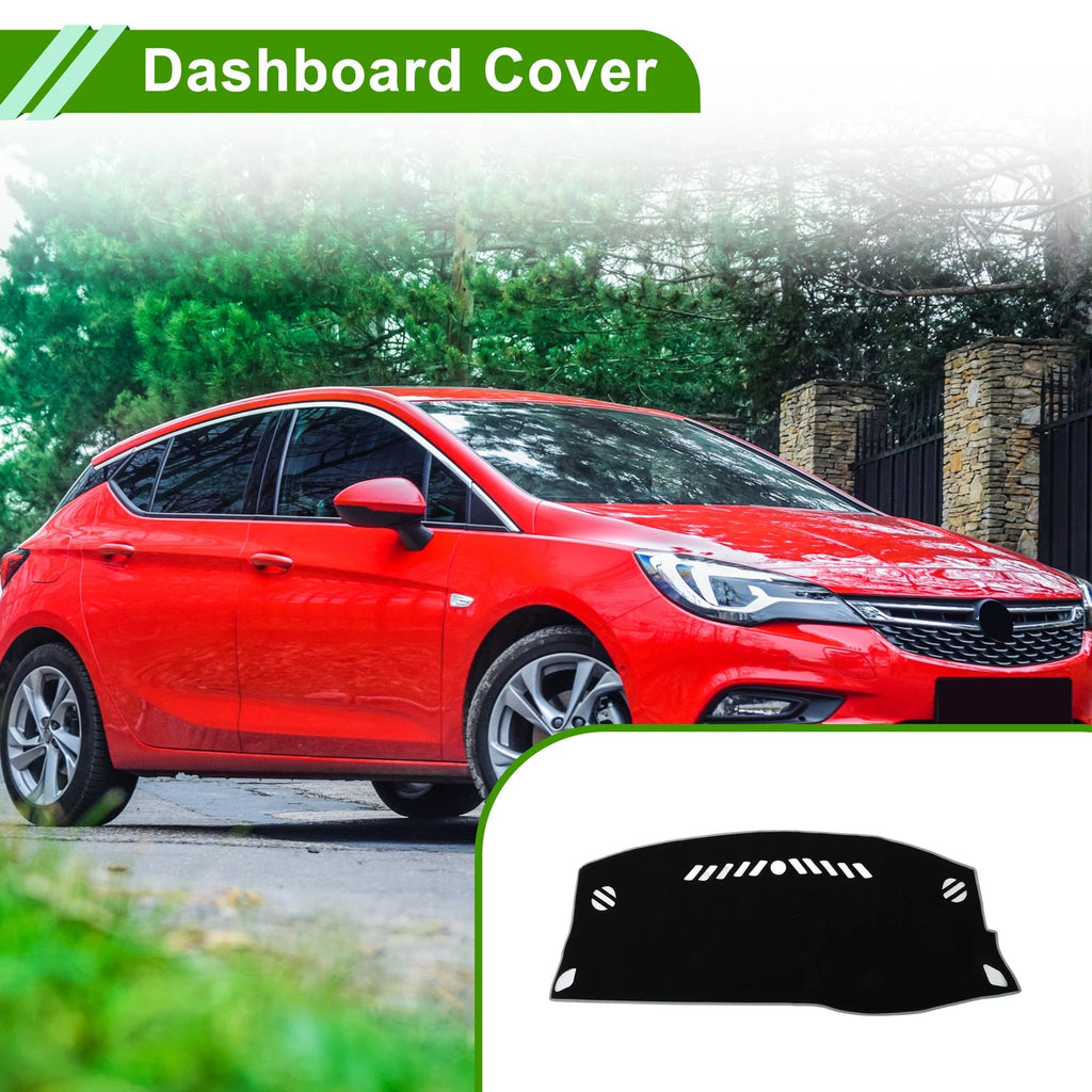 Dashboard Cover for Opel Astra K (2016–2019) Polyester Black Gray