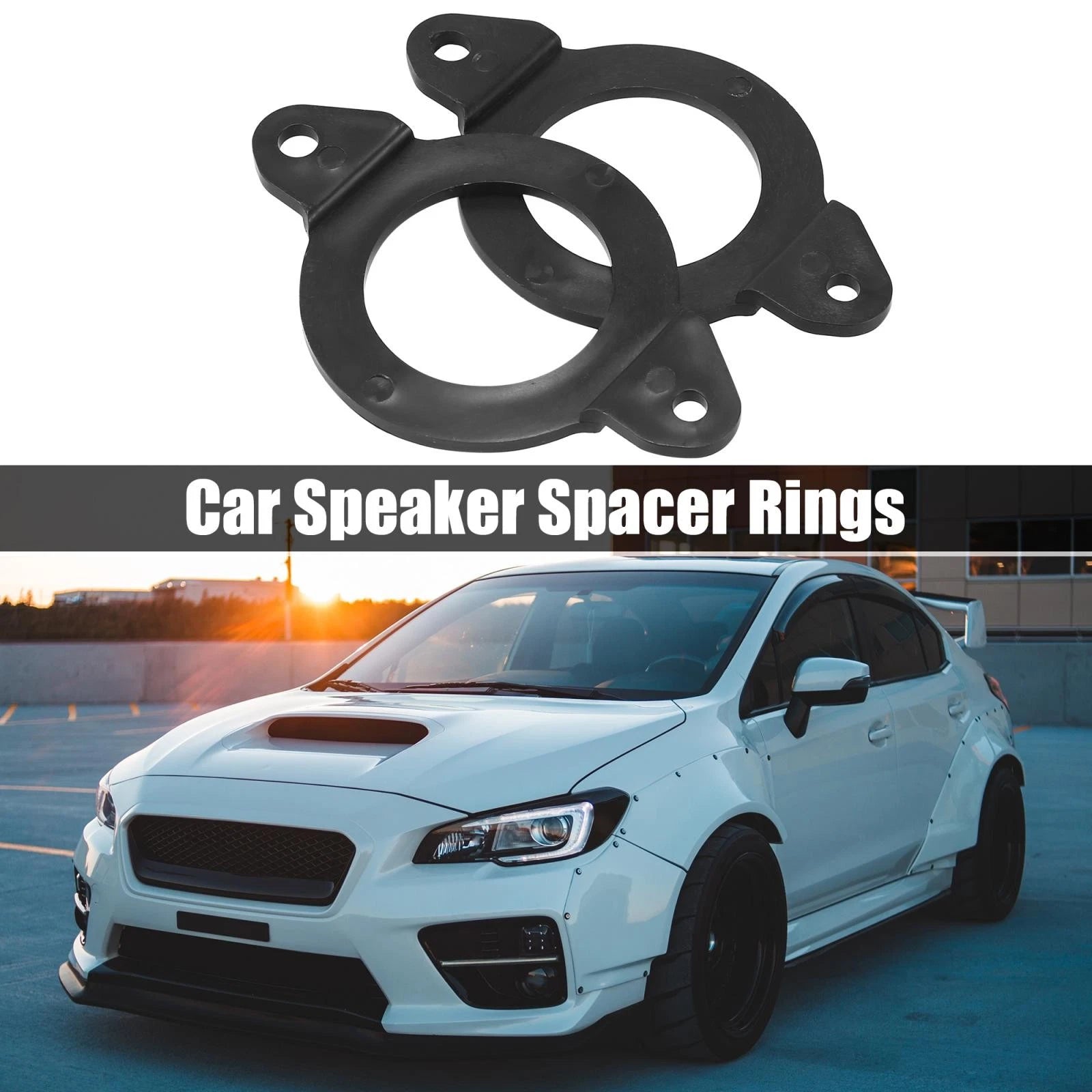 Speaker Mounting Adapter Bracket Rings 2 Pcs for Toyota Subaru (Fits)