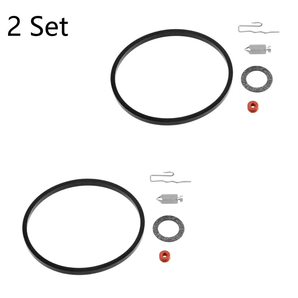 Set of 2 Replacement Carburetor Needle Seat Kit for Tecumseh 631021 631021A 621021B